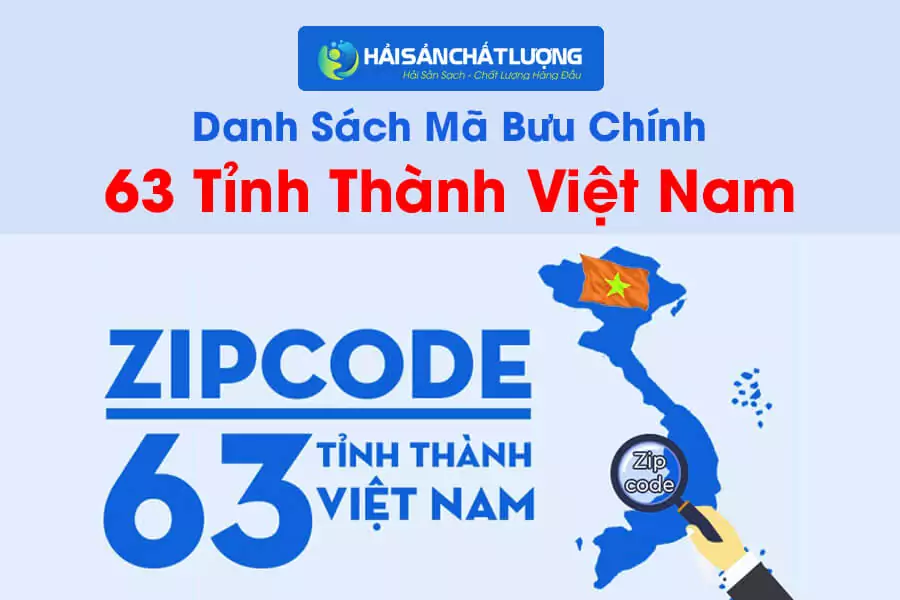 Mã Zipcode 63 tỉnh thành phố Việt Nam