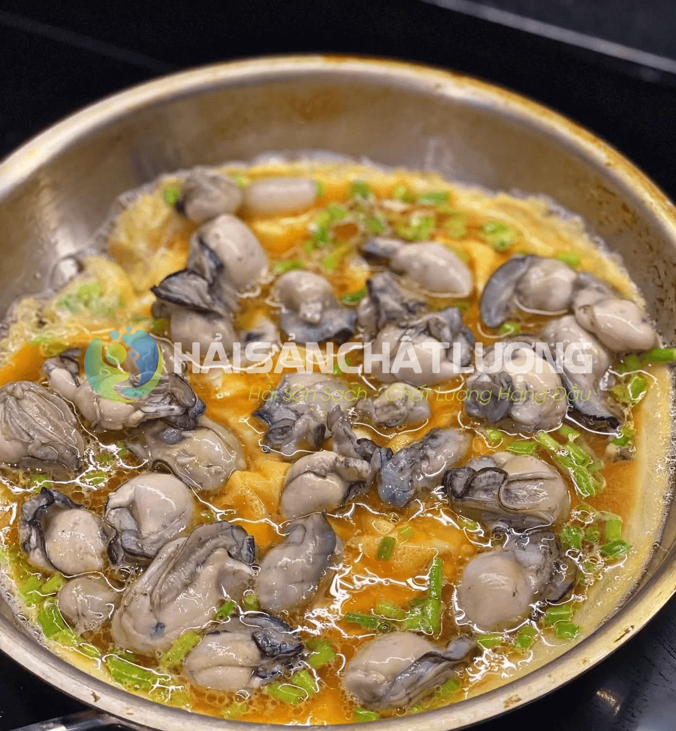 Ruột hàu chiên trứng