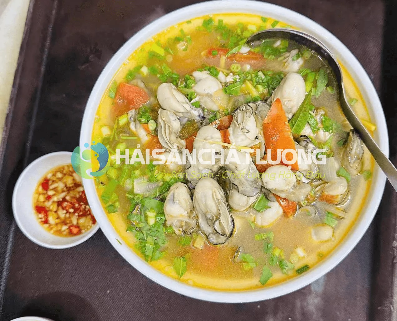 Ruột hàu nấu canh chua