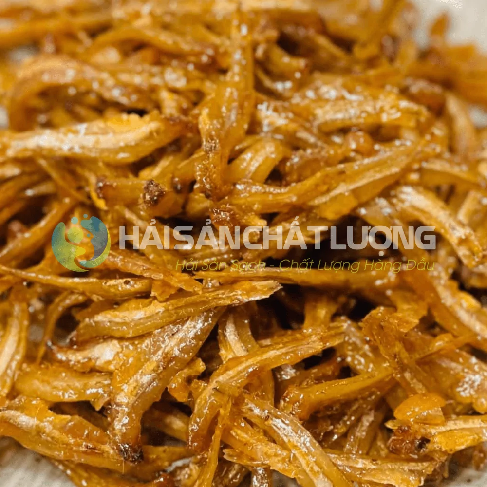 Cá cơm khô rim mắm