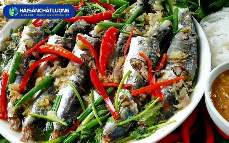 Cá Nục Suôn Hấp Gừng