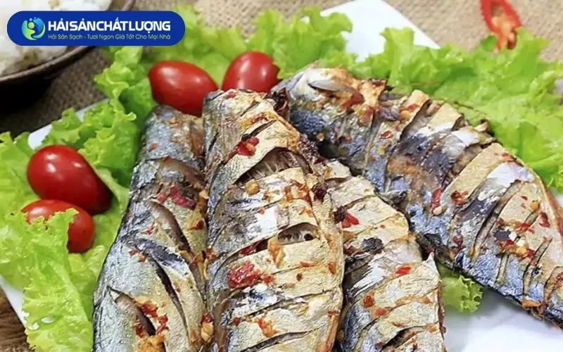 Cá Nục Suôn Nướng Muối Ớt